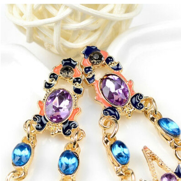 Sun and Moon Earrings - Picture 2 of 6